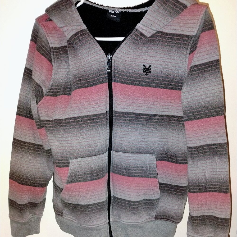 Zoo York Zip Up Skateboard Hoodie Size S